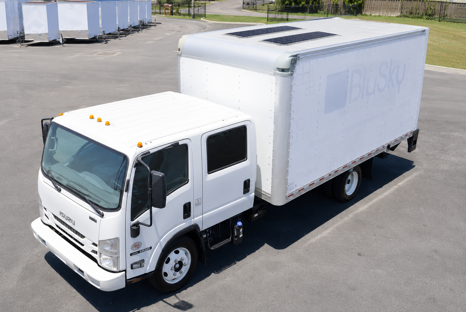 Liftgate Box Trucks solar application photo 1