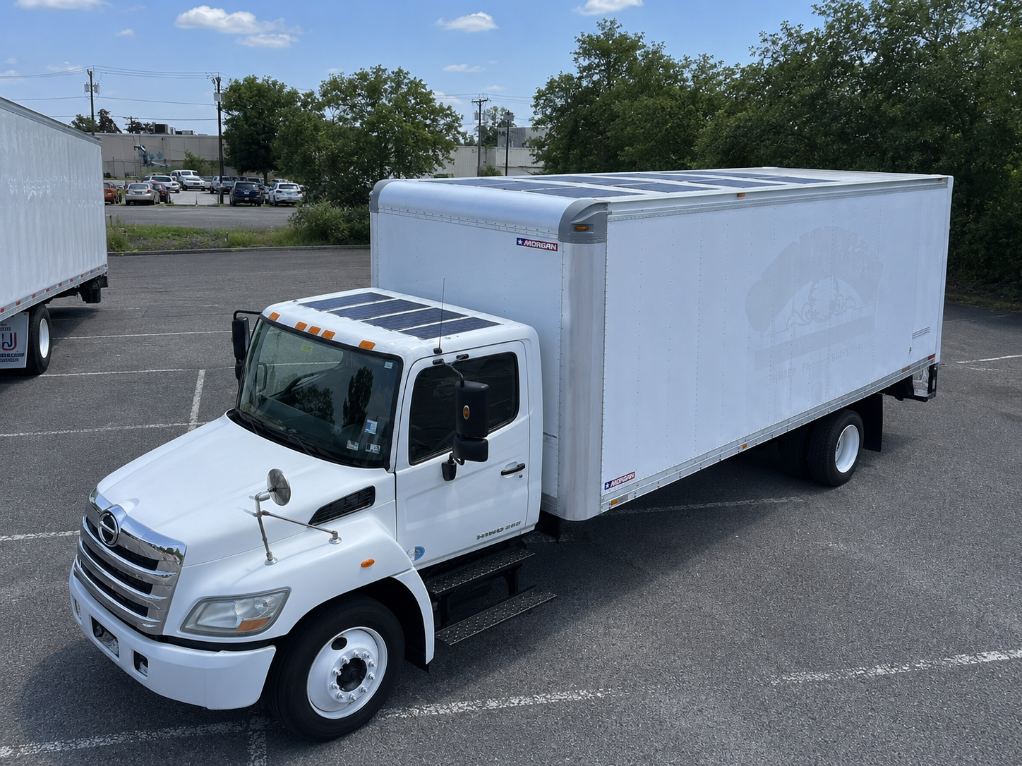 Liftgate Box Trucks solar application photo 5